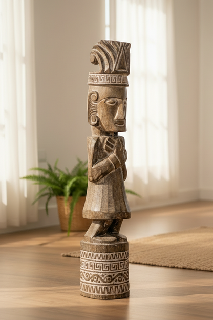 Timor Village Tribal Priest Statue