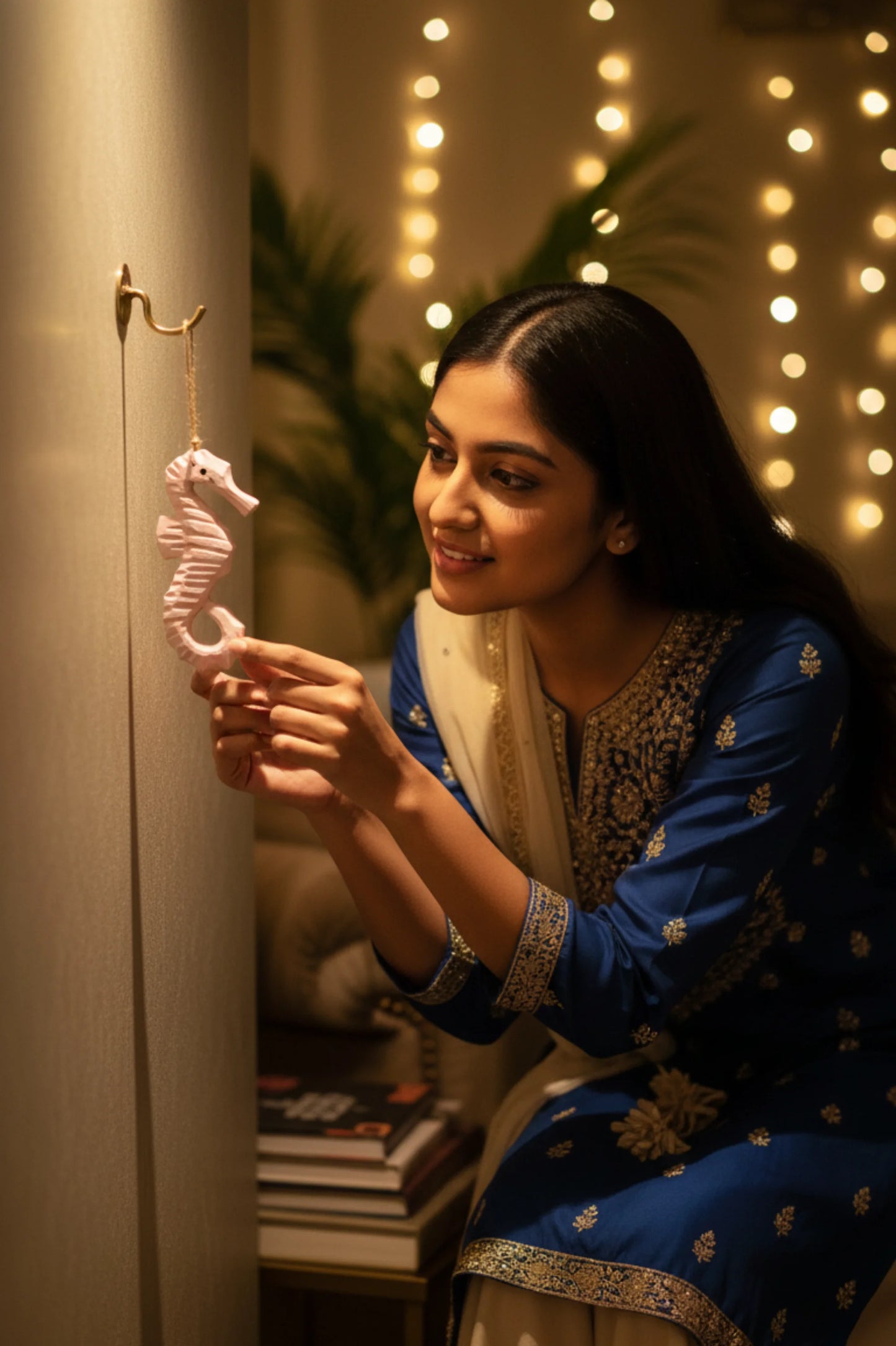 Timber Seahorse Treasures Baby Pink