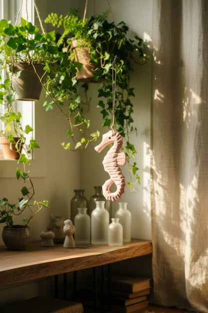 Timber Seahorse Treasures Baby Pink