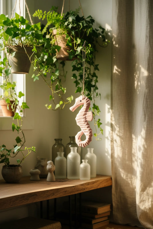 Timber Seahorse Treasures Baby Pink