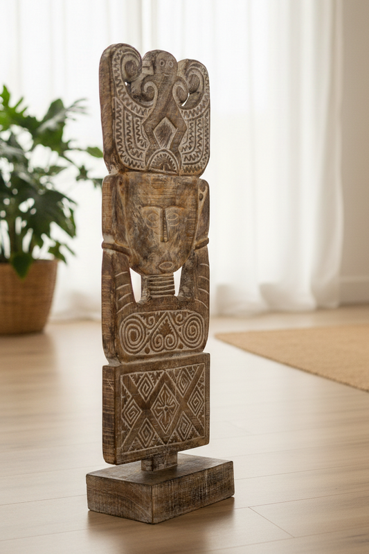 Timor Tribal Village Head's Statue