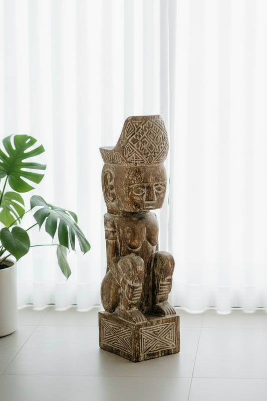 Timor Tribal Prince Statue
