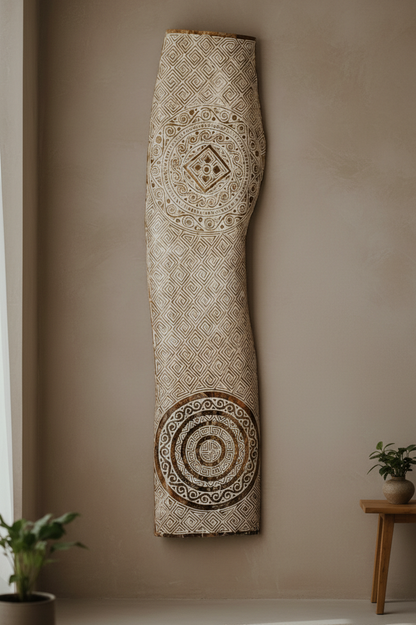 Timor Tribal Handcarved Panel - Style 1