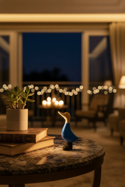 Whimsy Ducky - Natural Blue