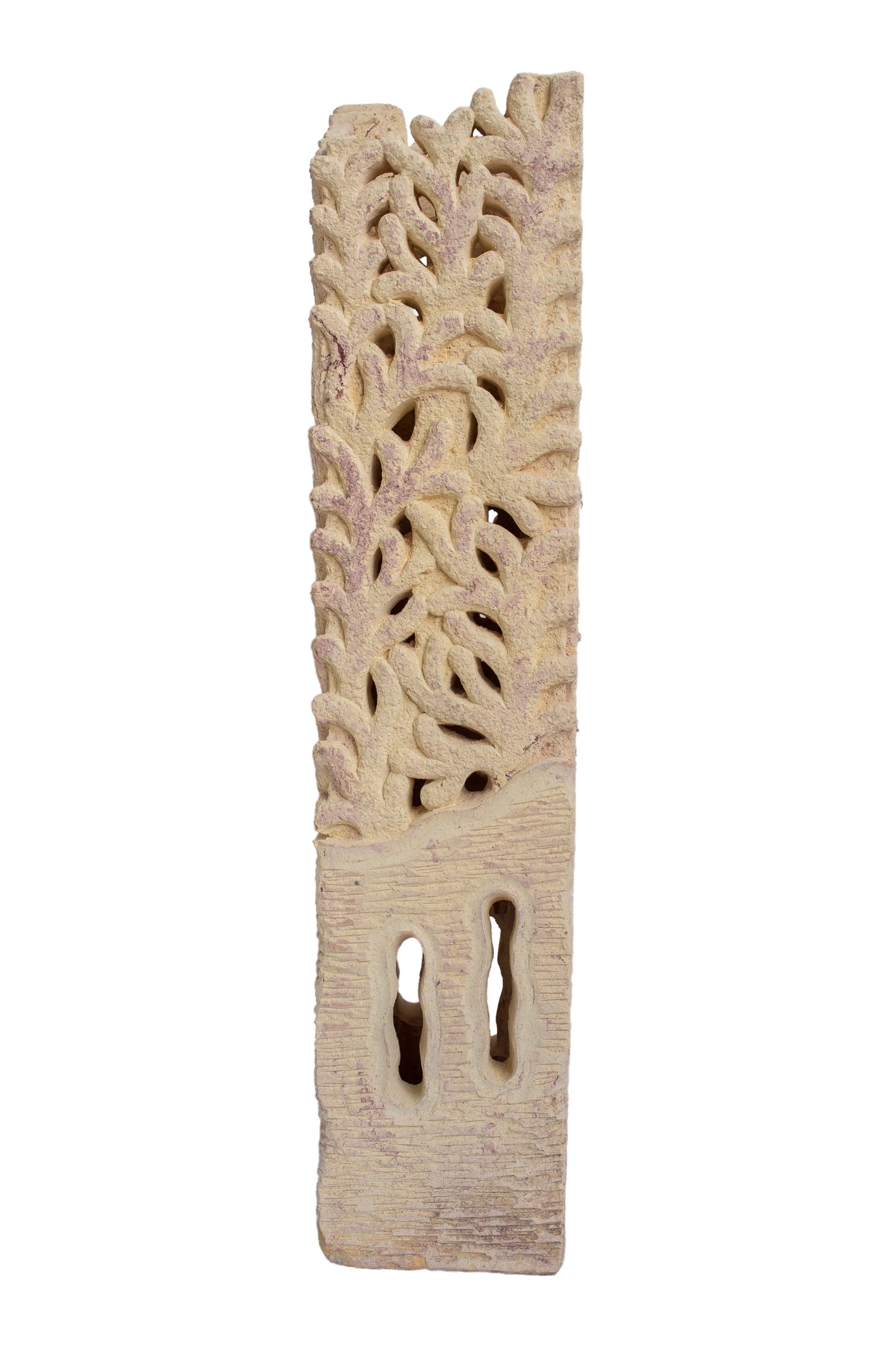 Hand Carved Garden Column - Small