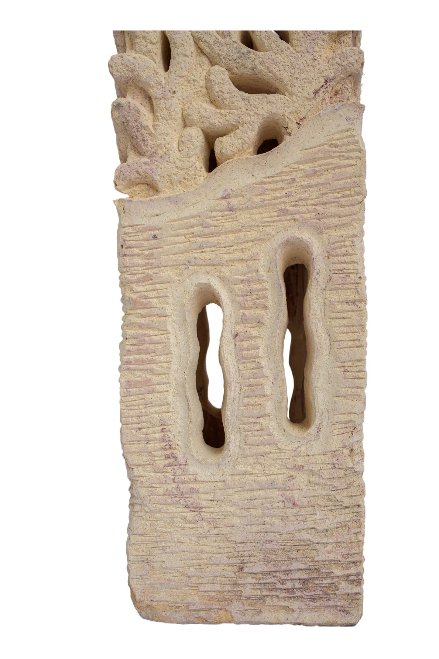 Hand Carved Garden Column - Small