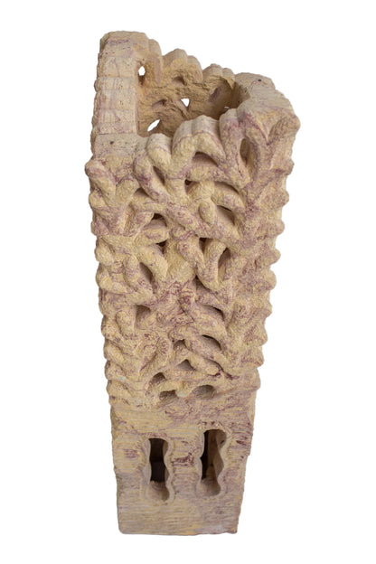 Hand Carved Garden Column - Extra Small