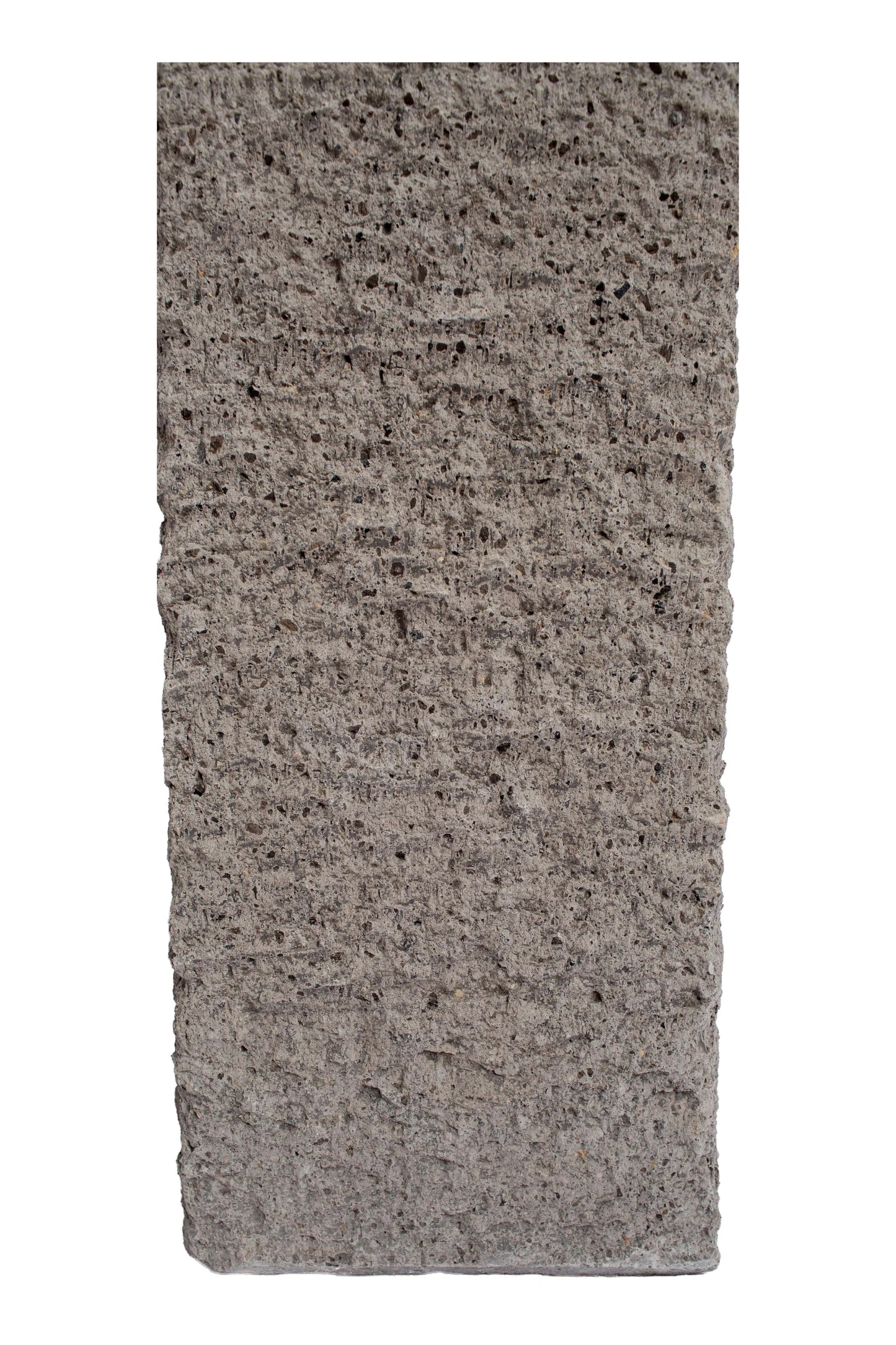 Grey Hand Carved Garden Column - Small