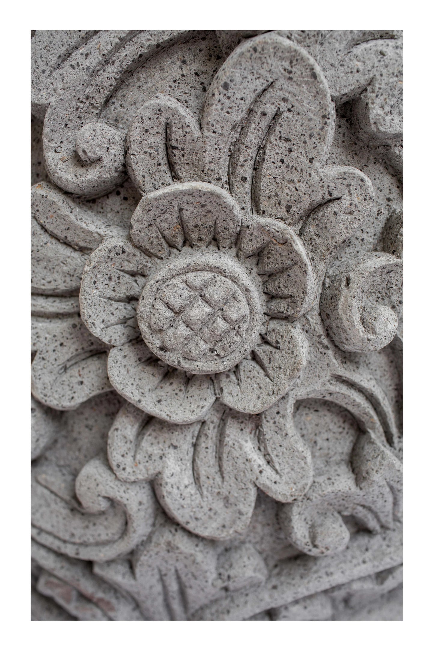 Tribal Floral Handcarved Planter