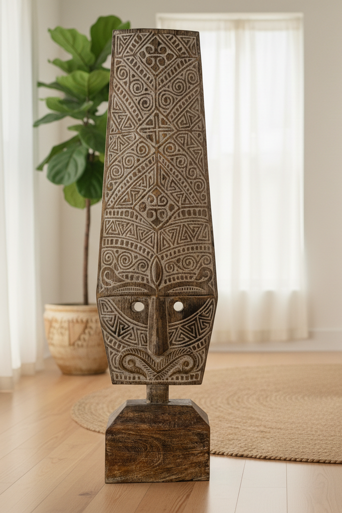 Timor Village Guardian Statue
