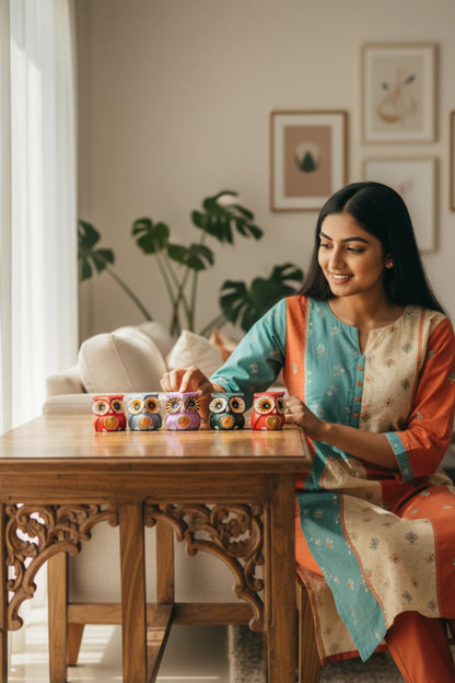 Bright eyed Little Owlets Décor