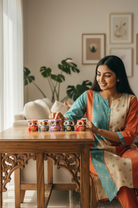 Bright eyed Little Owlets Décor