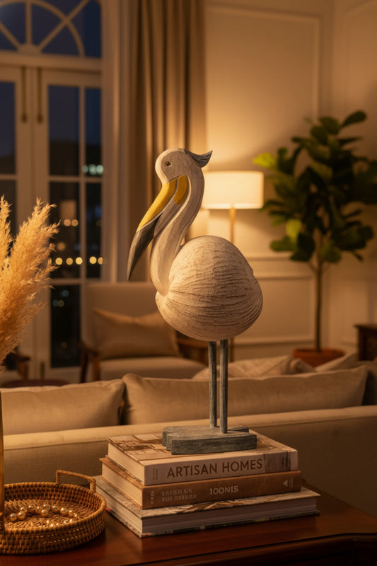 Chubby Chomper Pelican  - White