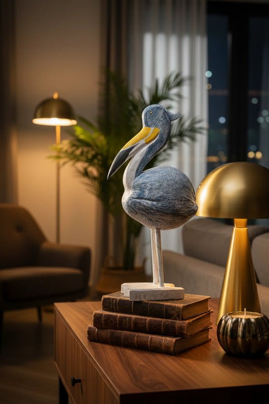 Chubby Chomper Pelican - Aqua Blue