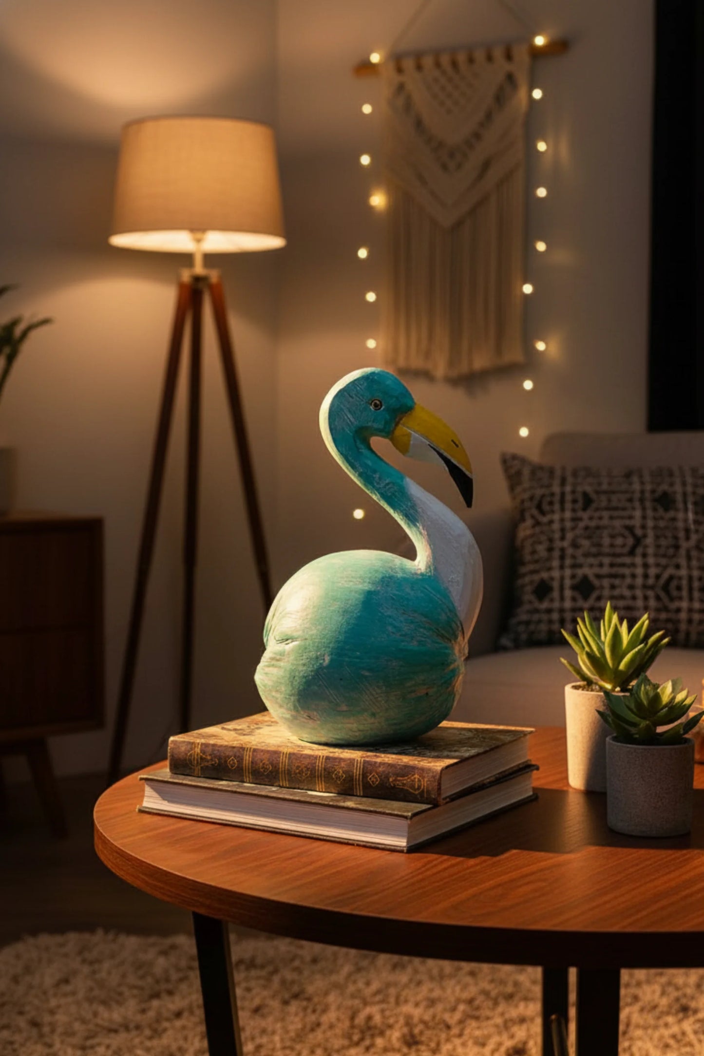 Fat feathers pelican - Style 03 (Aqua Green)