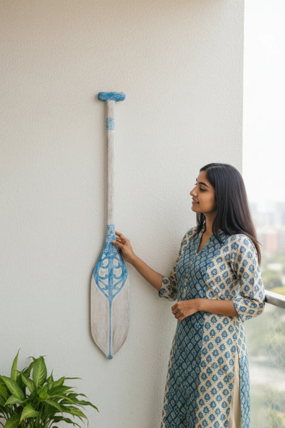 Tropical Paradise Decorative Oars - Style 04 (Ocean's Art)