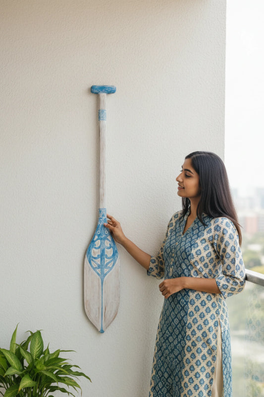 Tropical Paradise Decorative Oars - Style 04 (Ocean's Art)