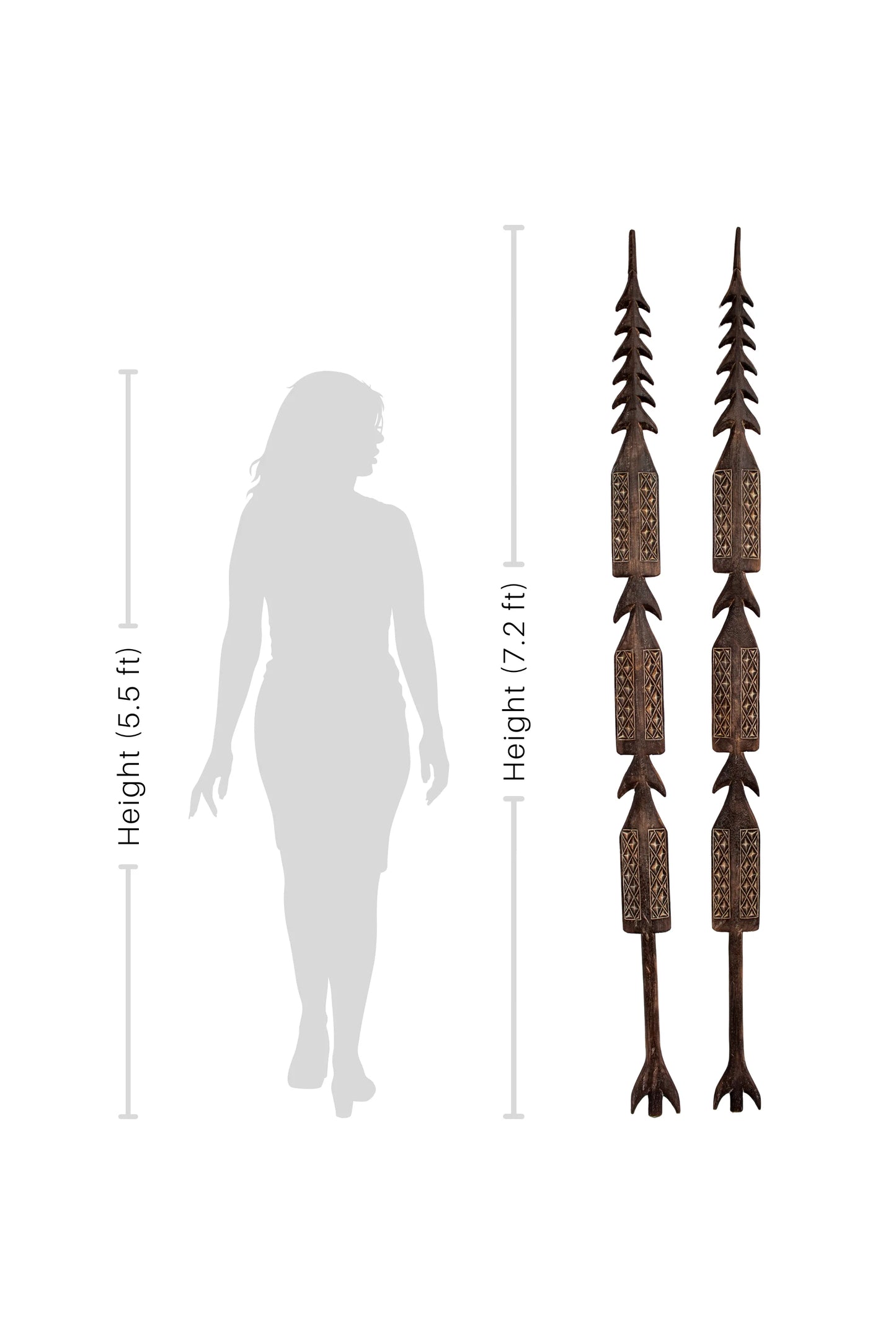 Toraja King’s Antique Wooden Spear