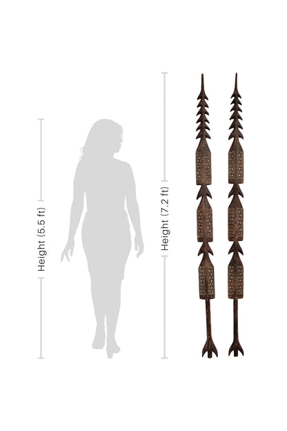Toraja King’s Antique Wooden Spear