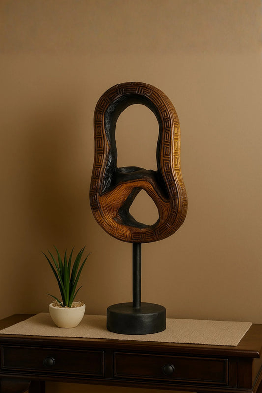 Antique Teak Root Decor with Stand