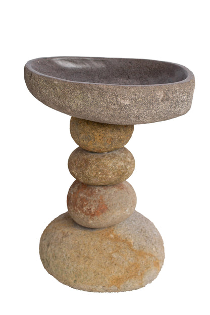 Natural Rock Bird Bath - Style 01