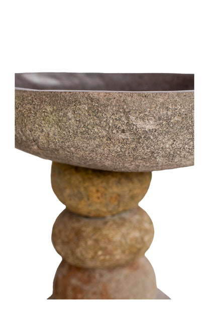 Natural Rock Bird Bath - Style 01