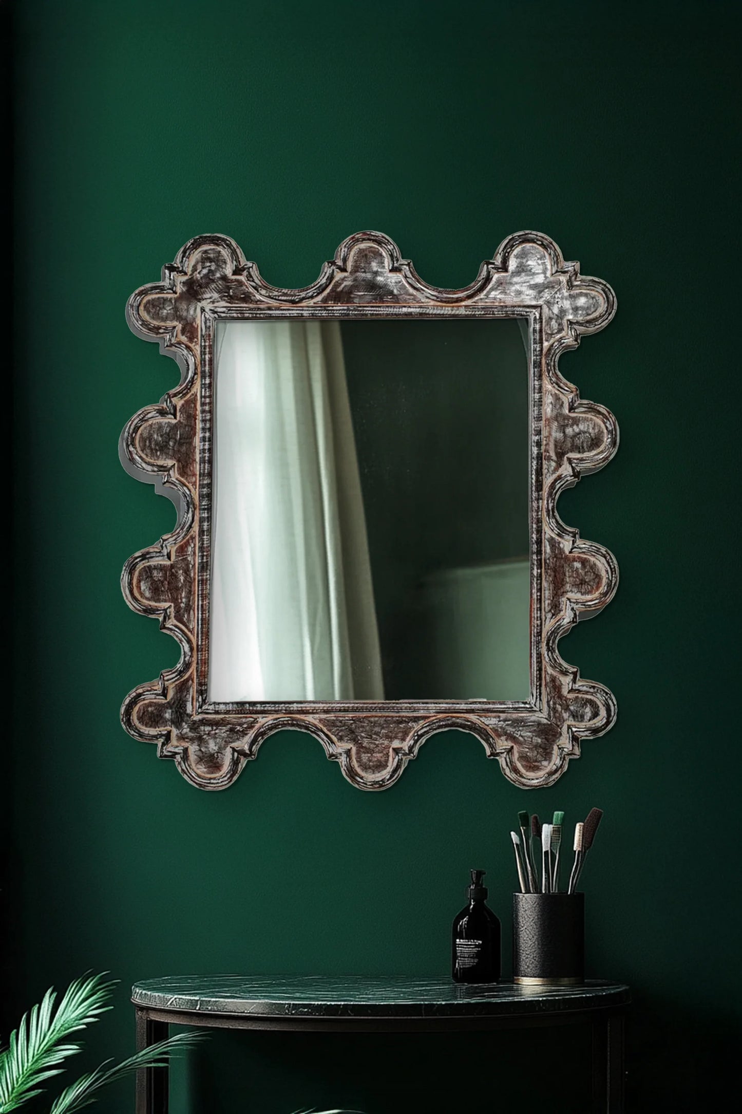 Colonial Style Square Mirror Frame - Style 10