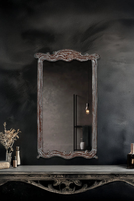 Colonial Style Standing Mirror Frame - Style 09