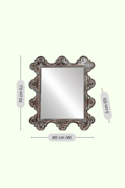 Colonial Style Square Mirror Frame - Style 10