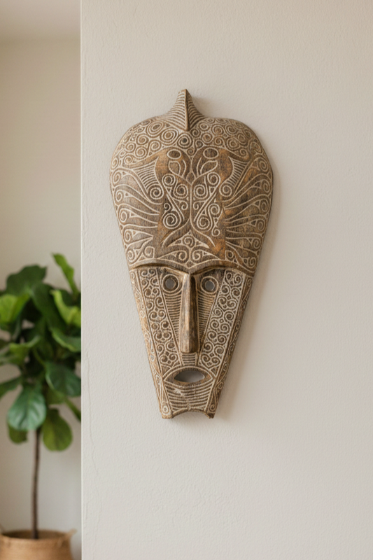 Timor Tribal Head Priest Mask