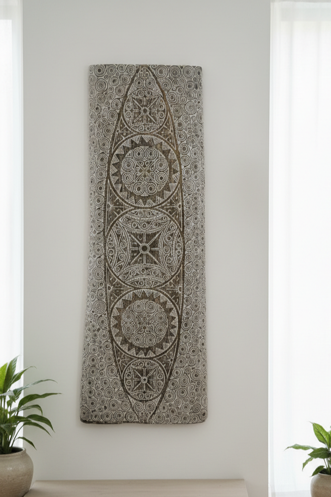 Timor Tribal Handcarved Panel - Style 3