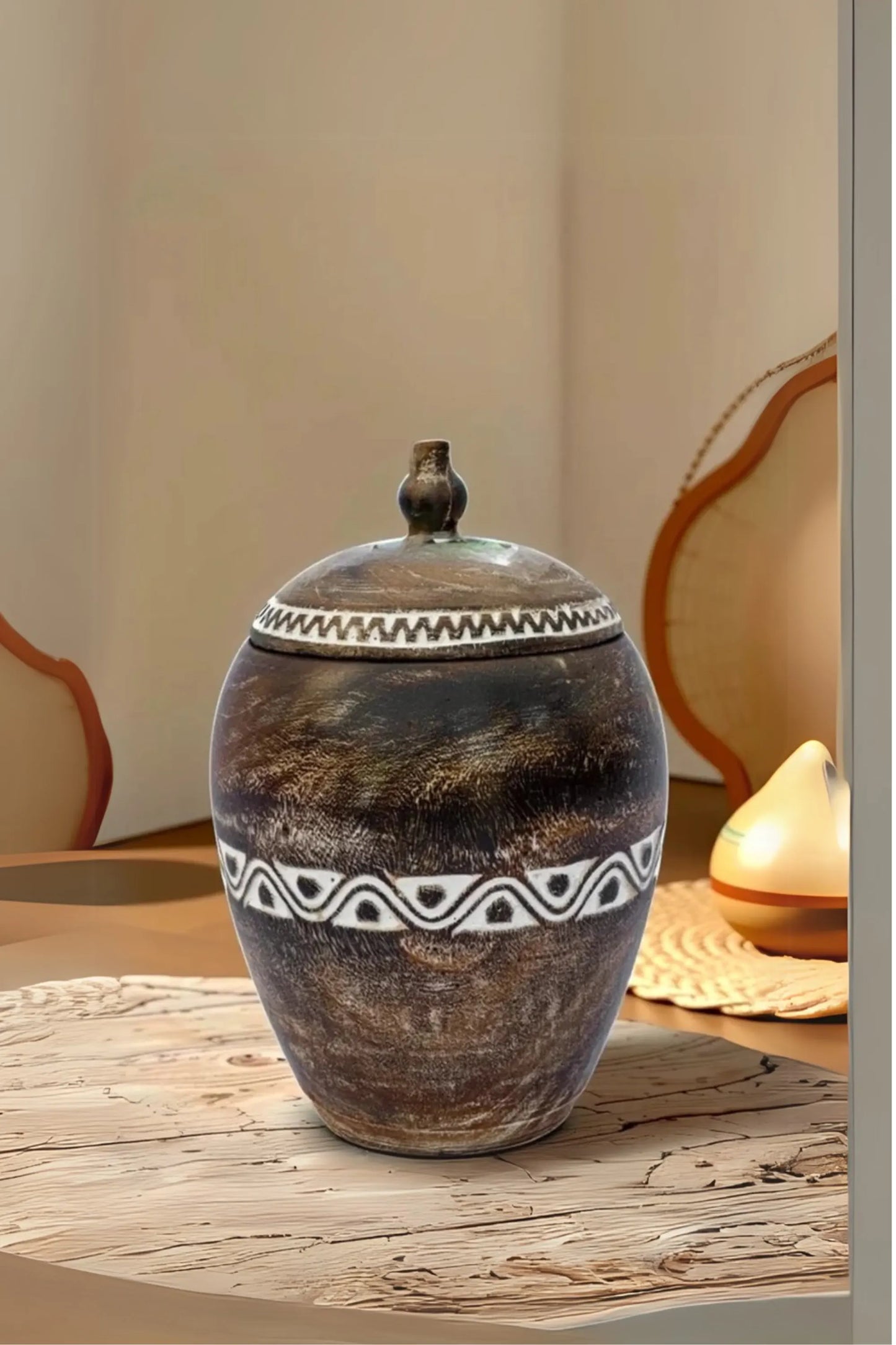 Hand Carved Timor Tribal Bowl – Style 10