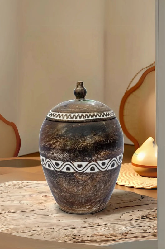 Hand Carved Timor Tribal Bowl – Style 10