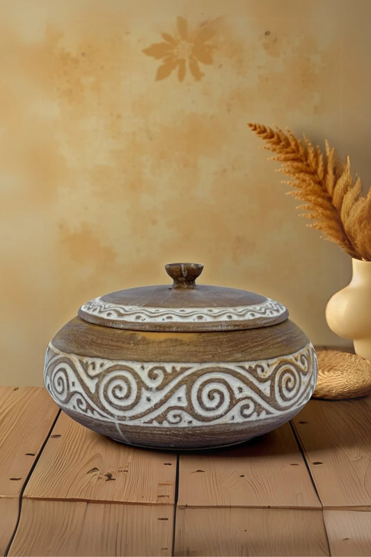 Hand Carved Timor Tribal Bowl – Style 7