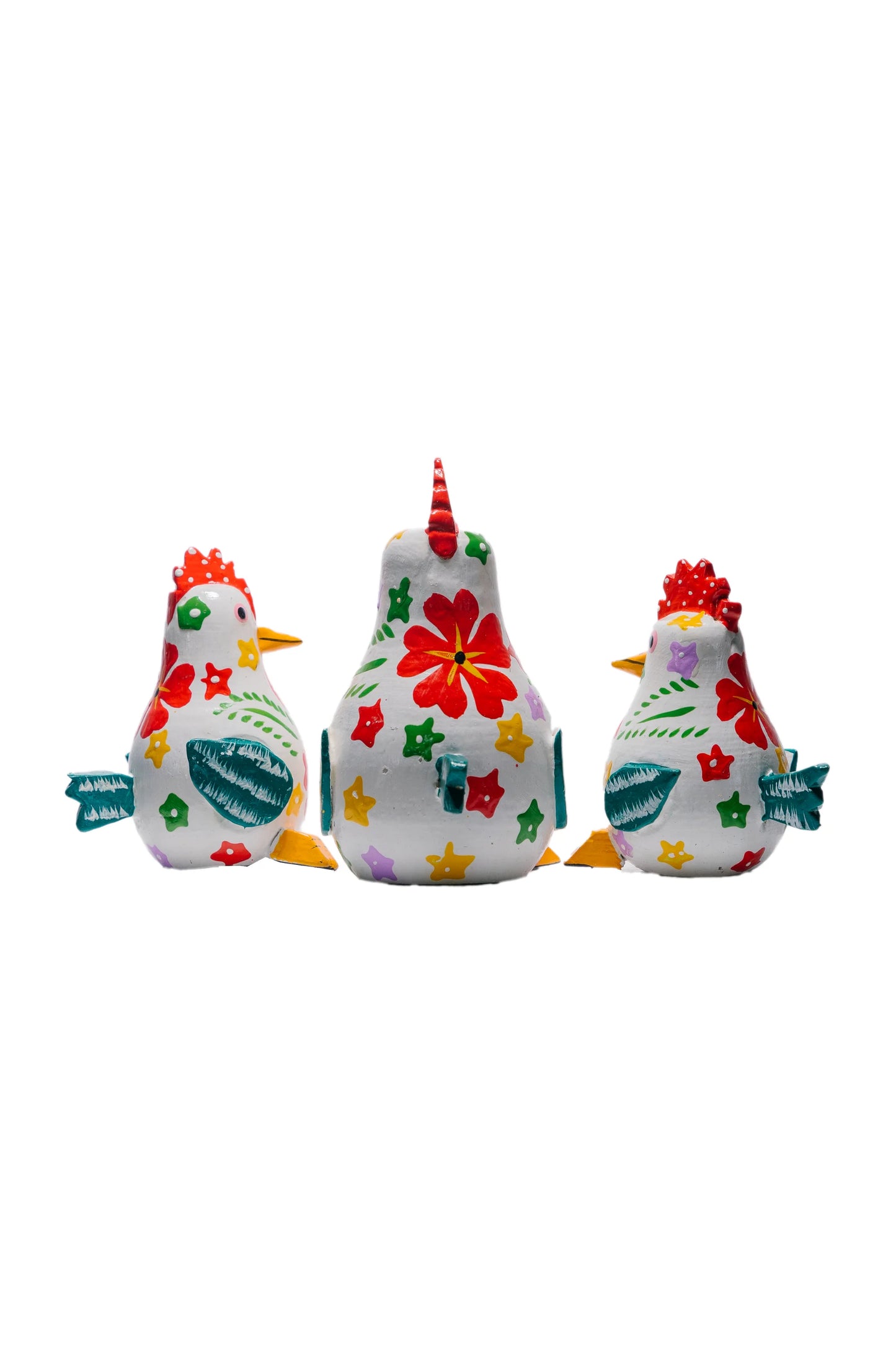 Cock a doodle trio - White (set)