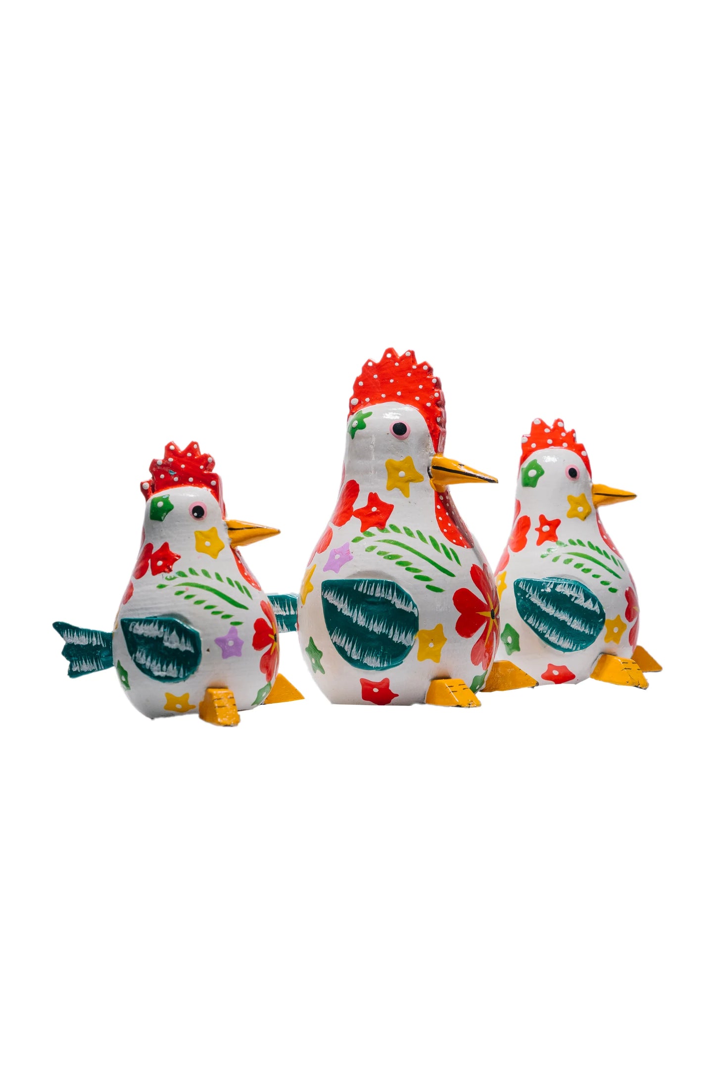 Cock a doodle trio - White (set)