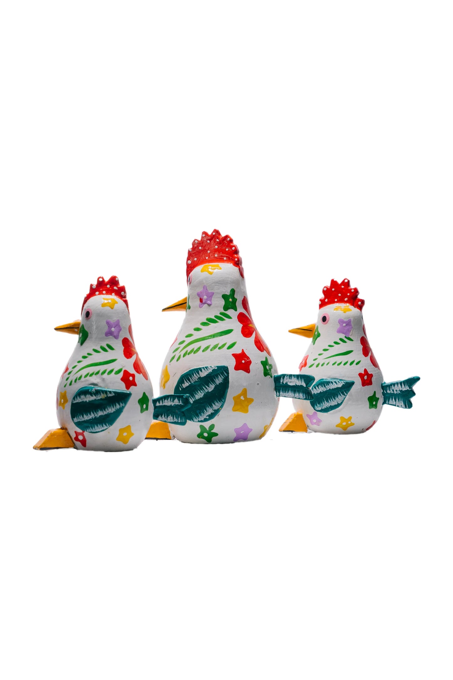 Cock a doodle trio - White (set)