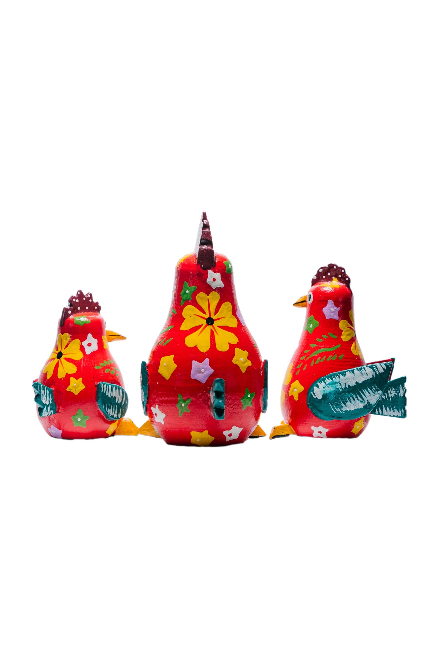 Cock a doodle trio - Red (set)