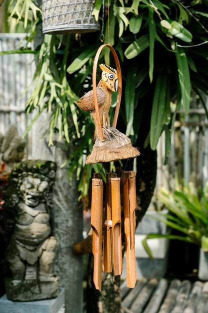 Owl's whisper Bamboo Wind Chime