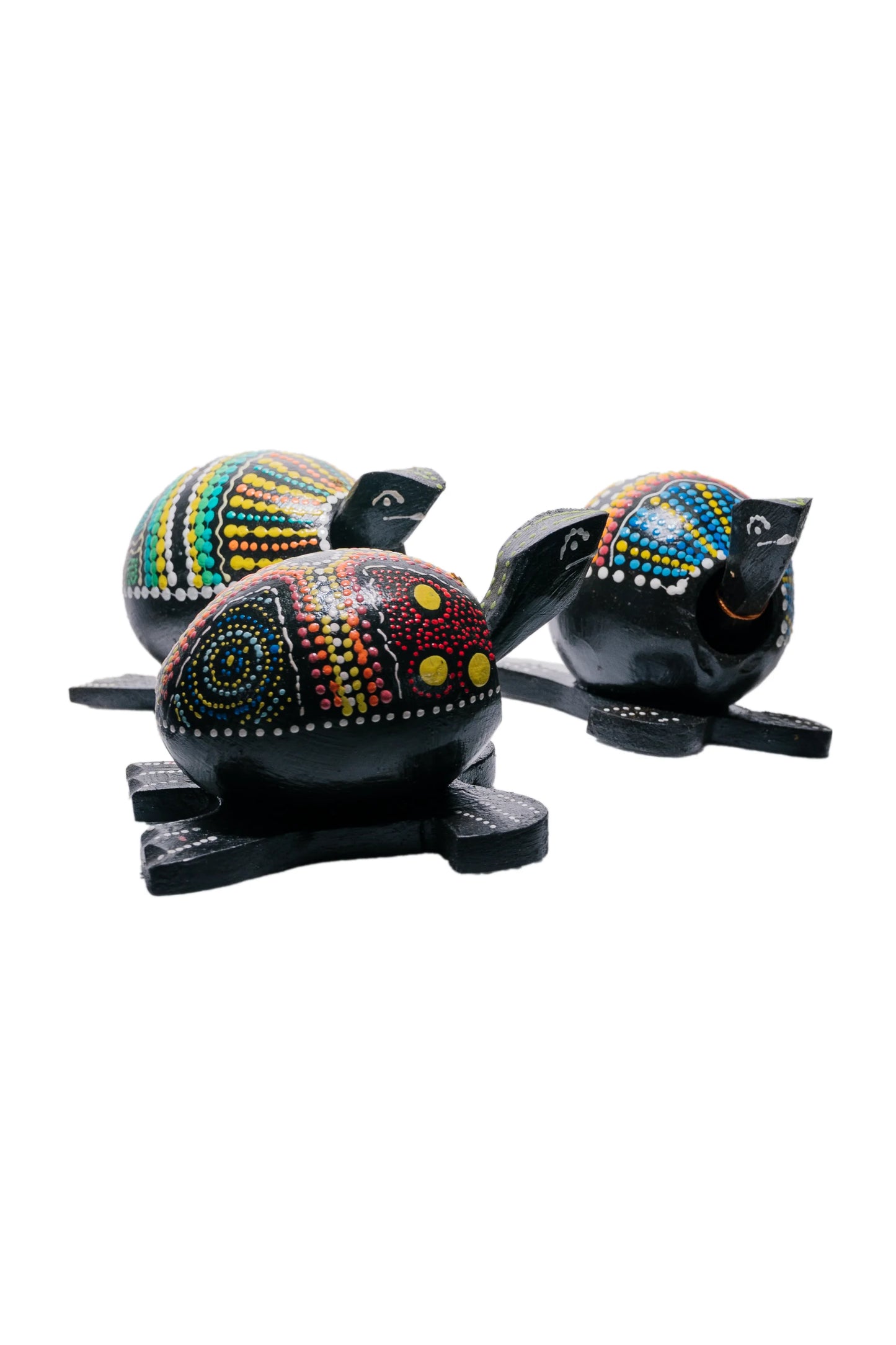 Aloha Coco Turtle with nodding head with tribal art