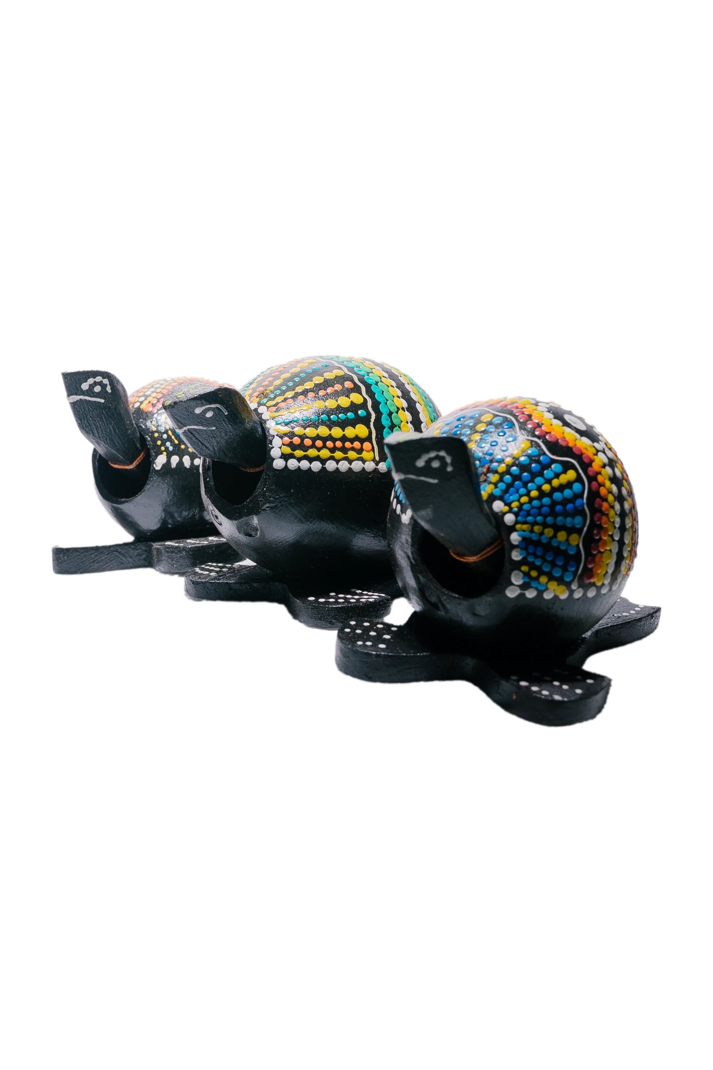 Aloha Coco Turtle with nodding head with tribal art