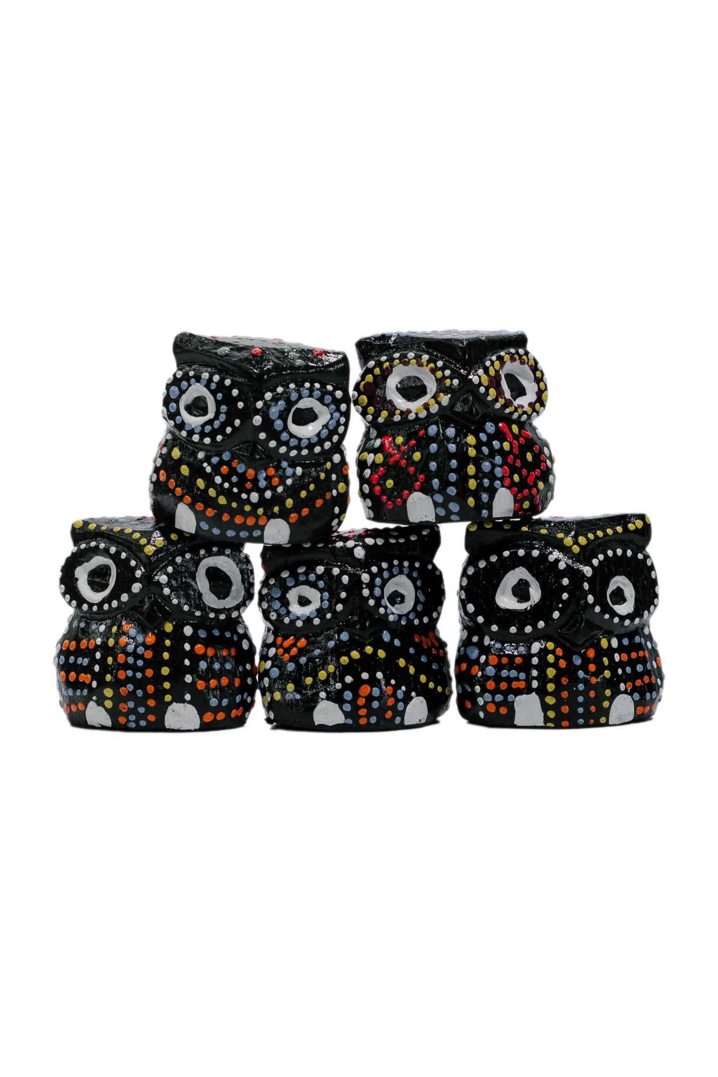 Twilight Twirl Owl décor (Set of 5)