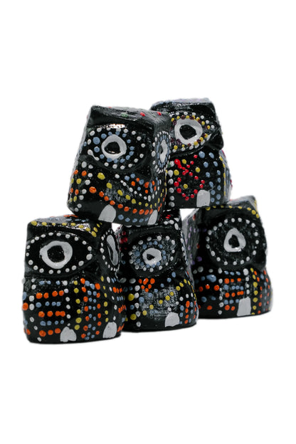 Twilight Twirl Owl décor (Set of 5)