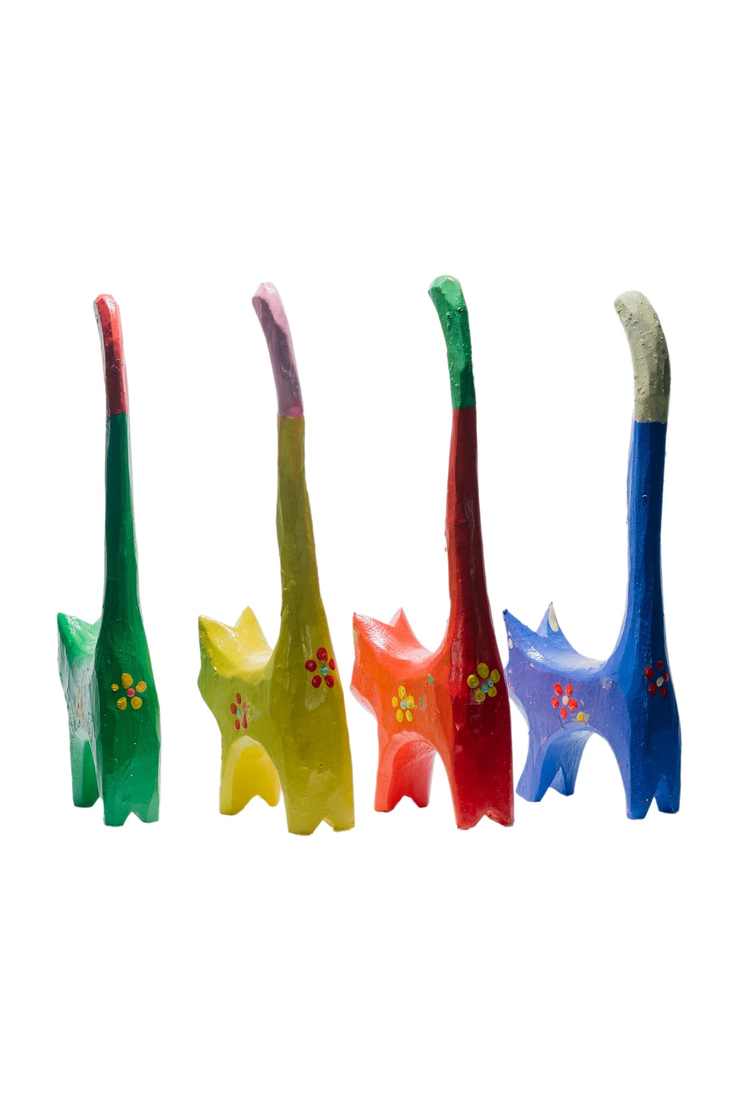 Vibrant Feline Family (Set of 4)