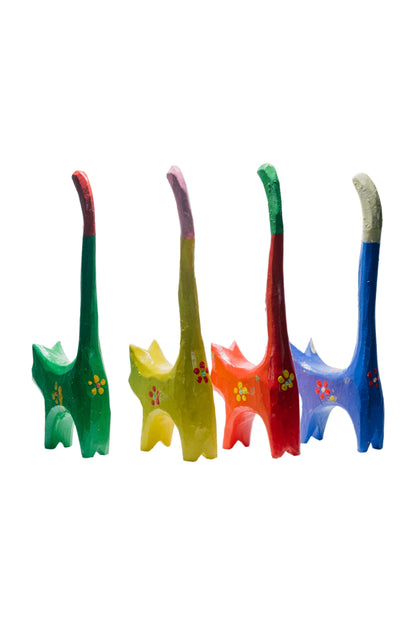 Vibrant Feline Family (Set of 4)