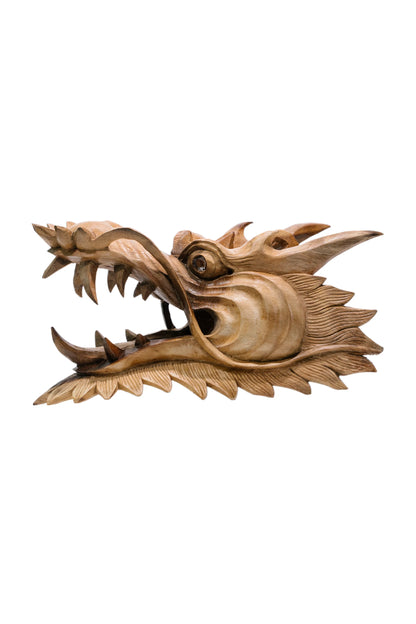 Kirtimukha Handcarved Guardian Dragon Head