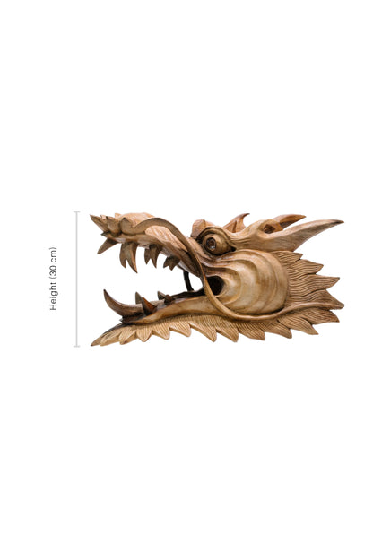 Kirtimukha Handcarved Guardian Dragon Head