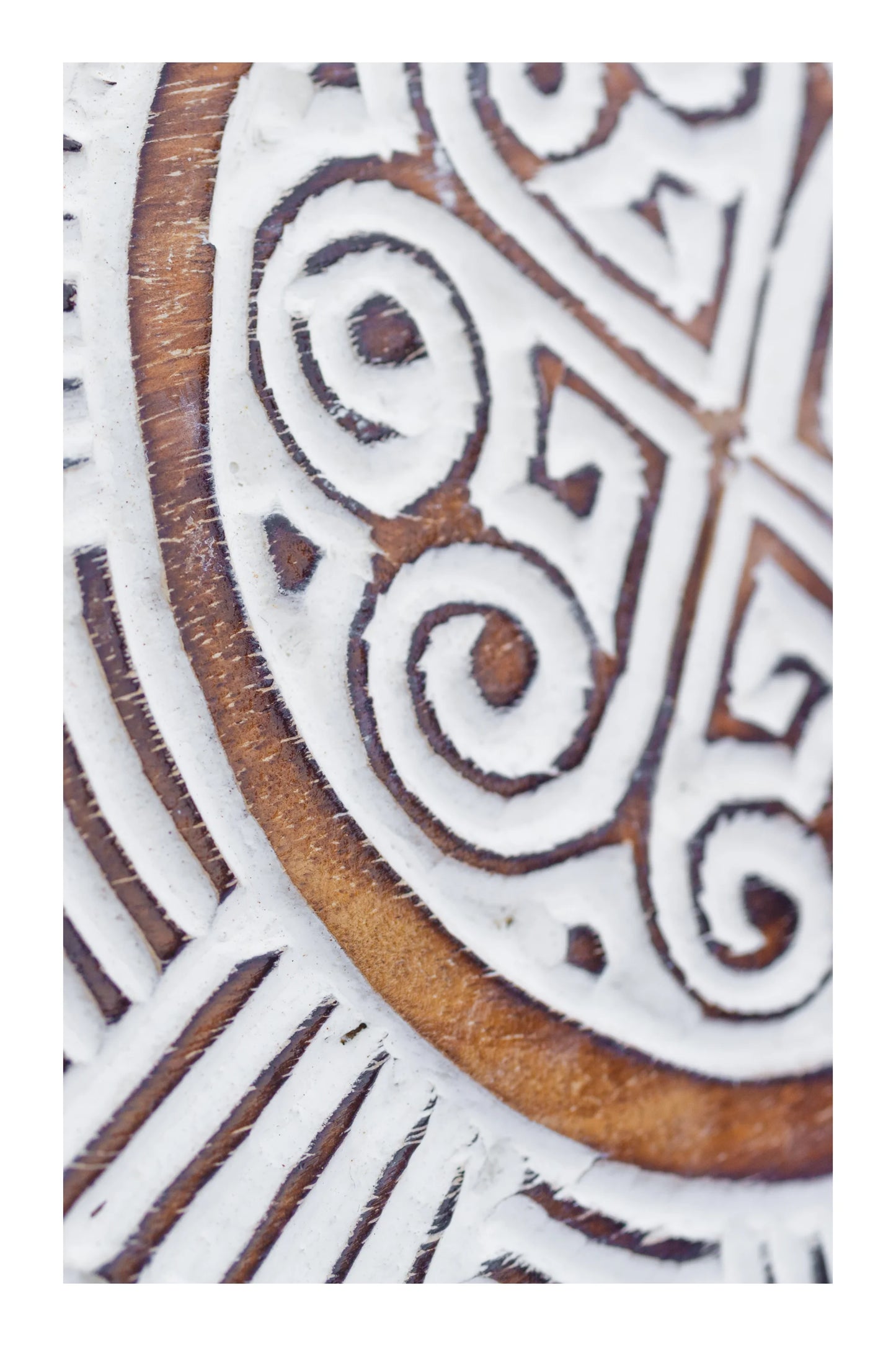 Tribal Carved Surfboard Wall Decor - Style 1