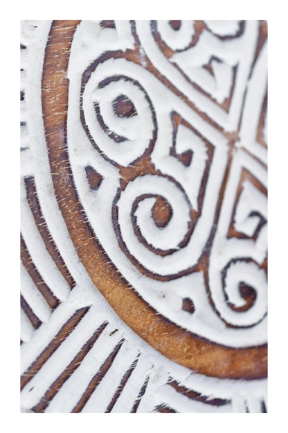 Tribal Carved Surfboard Wall Decor - Style 1