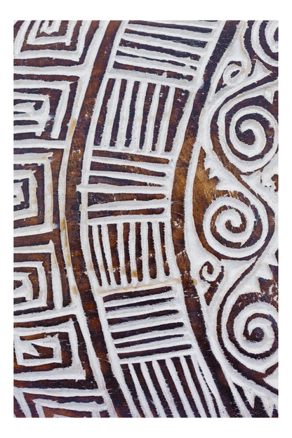 Tribal Carved Surfboard Wall Decor - Style 2
